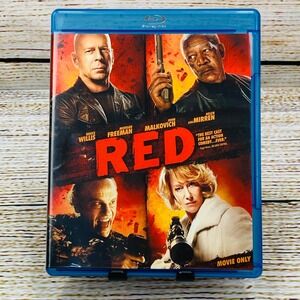 RED [2010‎ Blu-ray Disc] Movie Bruce Willis Morgan Freeman Helen Mirren Action